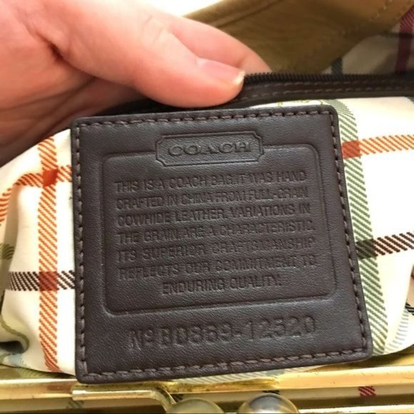 Vintage Coach Ergo Yellow Pleated Leather Kisslock Hobo Purse Bag - Picture 11 of 15